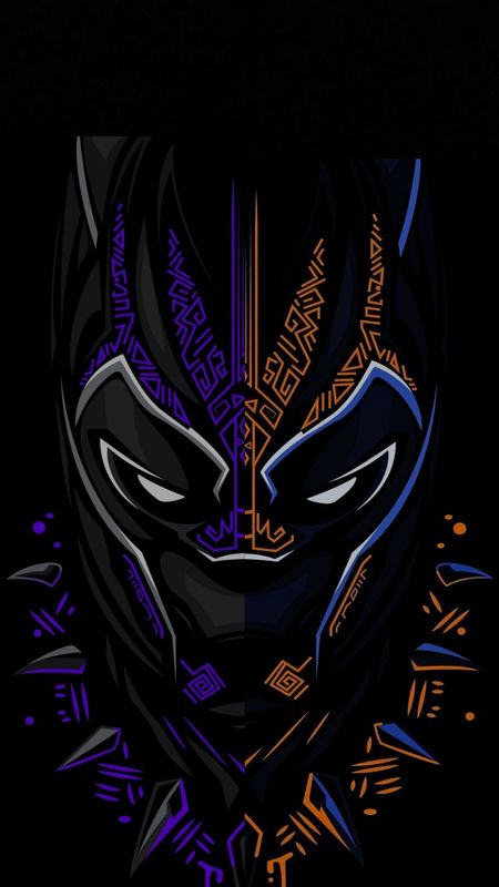 Purple art black panther Wallpapers Download | MobCup