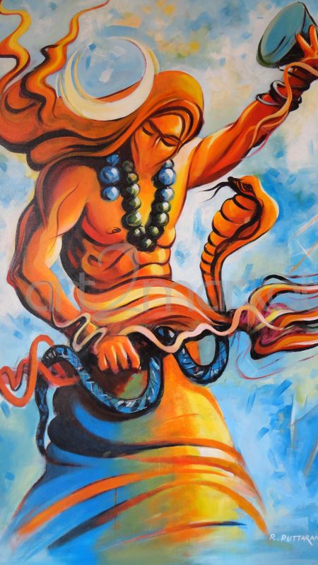 Lord Shiva Live - Colorful Painting Wallpaper Download | MobCup