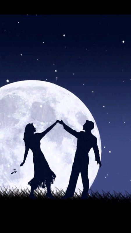 Lovers Moon - Dancing - Couple Wallpaper Download | MobCup