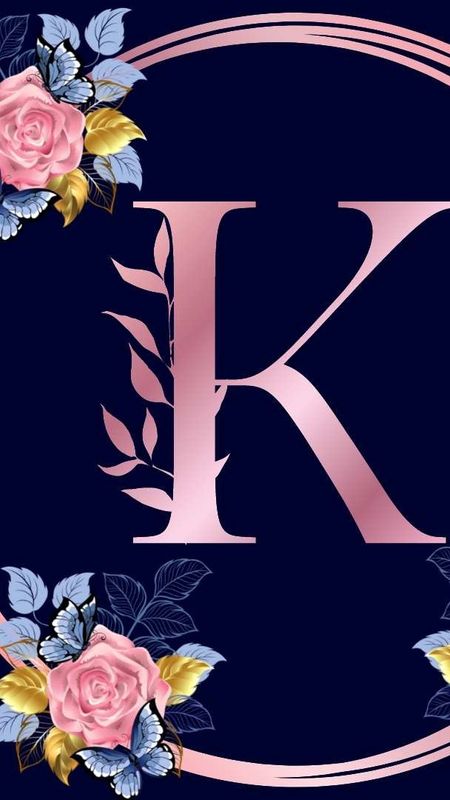 K Name Letter Wallpaper 