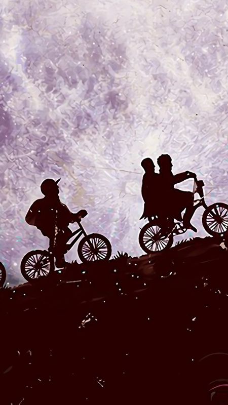 Stranger things riding discount bikes