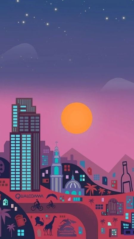 Aesthetic - Flat Design - City Wallpaper Download | MobCup