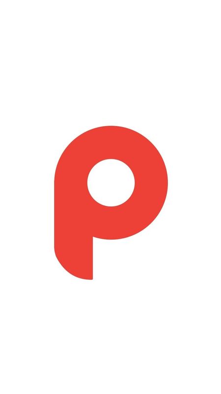 P Letter Design In Red Wallpaper Download | MobCup