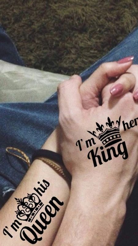 15 Stylish King and Queen Tattoos For The Best Couples