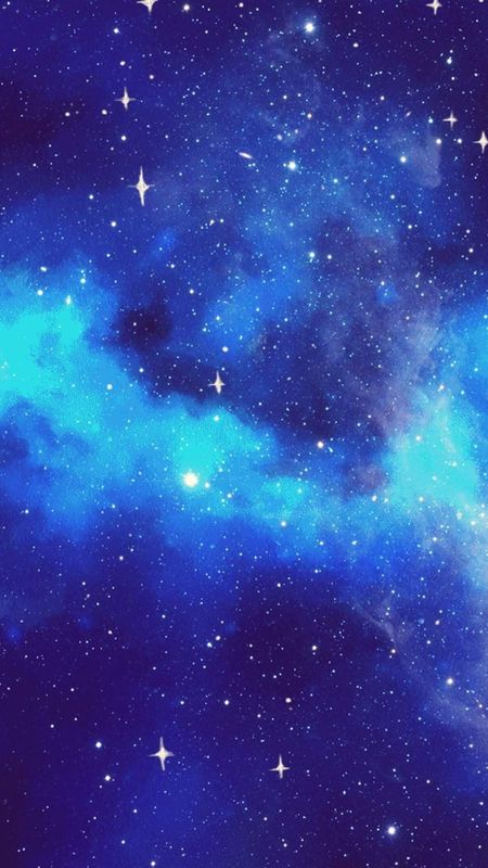 Galaxy Aesthetic | Blue | Space Wallpaper Download | MobCup