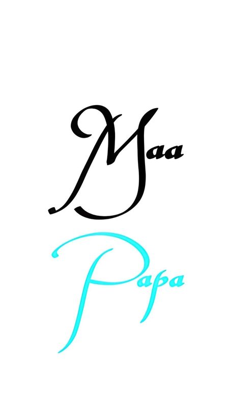 Maa Papa Ka - Black And Blue | mom dad ke Wallpaper Download | MobCup