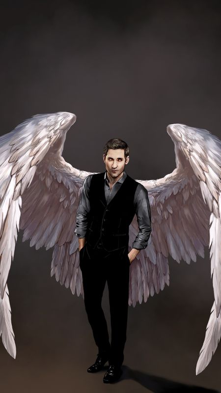 Lucifer Devil - white wings Wallpaper Download | MobCup