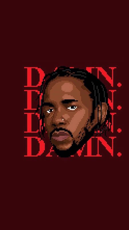 Hip Hop - Kendrick Lamar Cartoon Art Wallpaper Download | MobCup