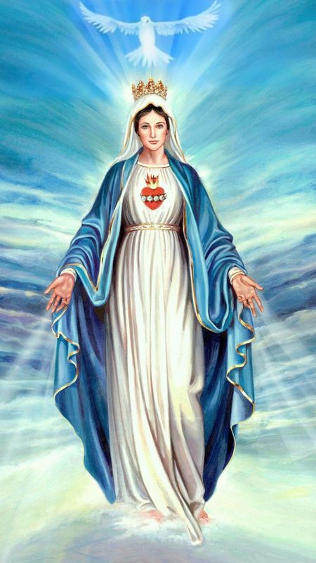 Mother Mary | Lord Mother Mary Wallpaper Download | MobCup