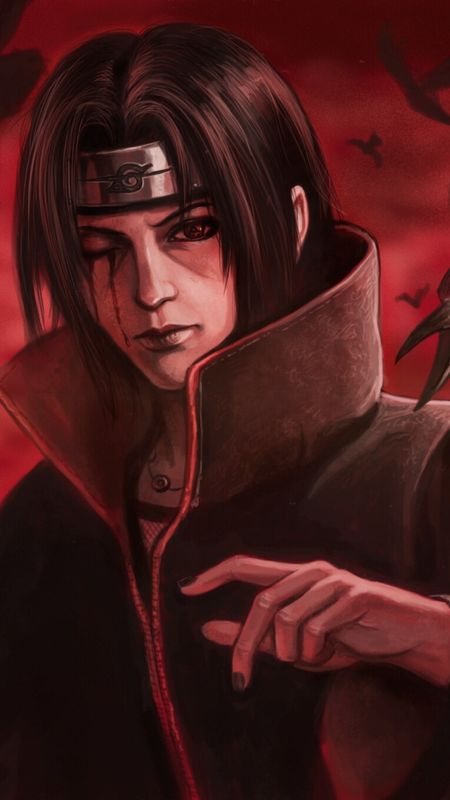 Itachi - Red Theme Wallpaper Download | MobCup