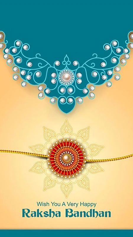 Happy Raksha Bandhan Poster Wallpaper Background Stock Vector (Royalty  Free) 1153841383 | Shutterstock