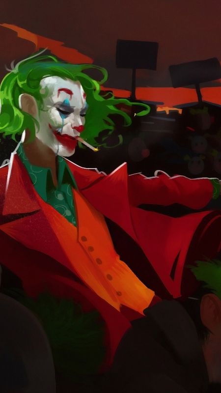 Joker Smoking - Theater Background Wallpaper Download | MobCup