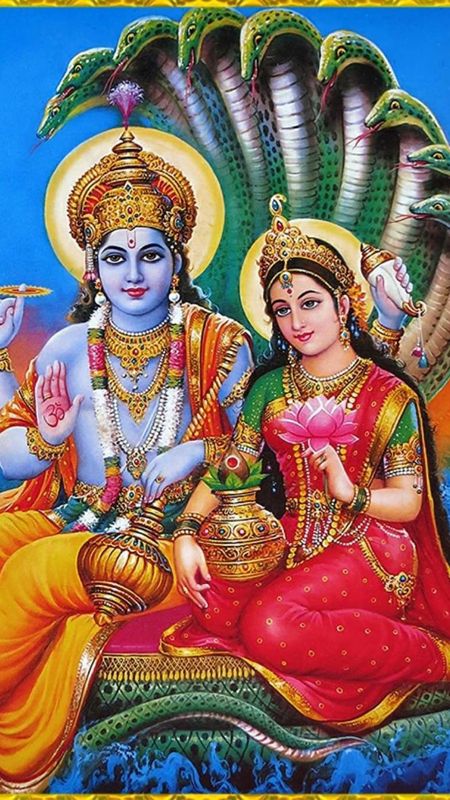 Laxmi Narayan | Laxmi | Narayan | Vishnu | God | Bhakti Wallpaper Download  | MobCup