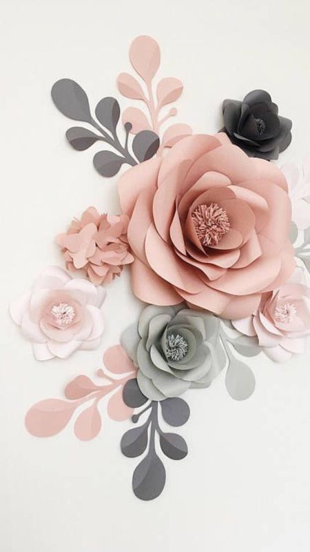 Paper Flowers | Paper | Flowers | Aesthetic | Background Wallpaper Download  | MobCup
