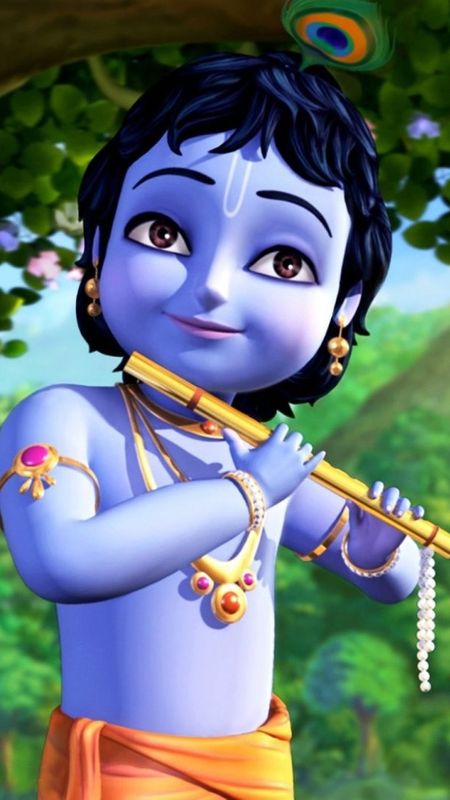 Little Lord Krishna Hd Wallpaper Download | MobCup