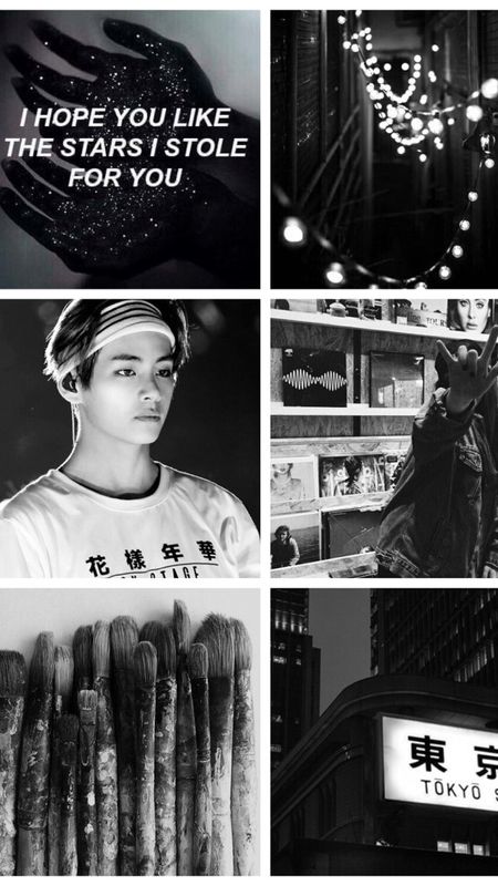 Bts Black Aesthetic - Taehyung Wallpaper Download | MobCup