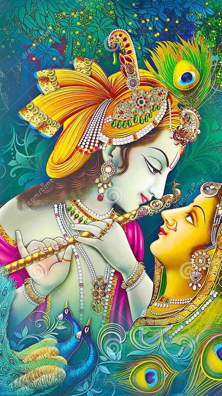 Radha Krishna 3d With Attractive Effect Wallpaper Download | MobCup