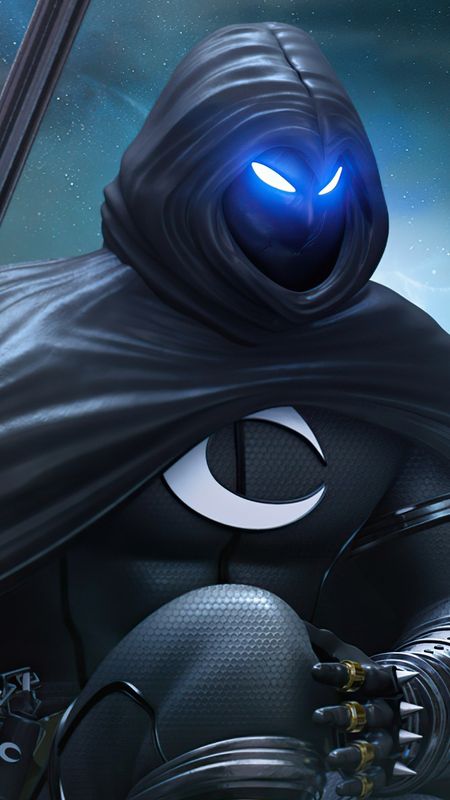 Moon Knight 4K - Blue Eyes Wallpaper Download | MobCup