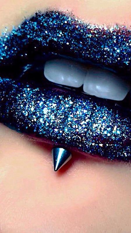 Black Glitter Lips Wallpaper Download  MobCup
