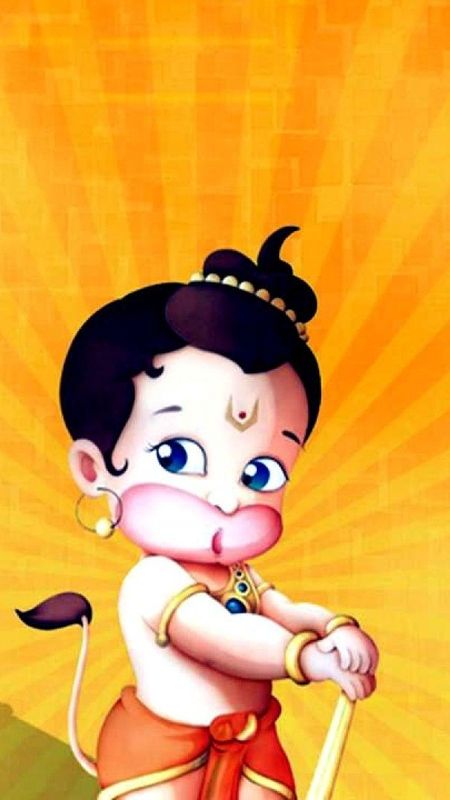 Hanuman - Cartoon - Little Hanuman Wallpaper Download | MobCup