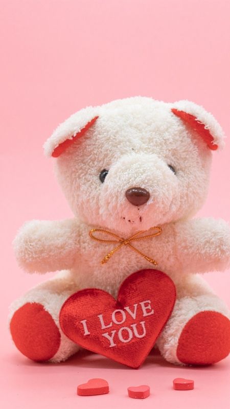 Teddy Bear Love - Cute - Little - Pink Teddy Wallpaper Download | MobCup