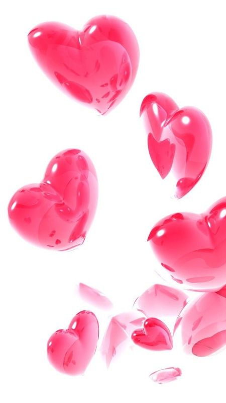 Heart Pictures - Glass Hearts Wallpaper Download | MobCup