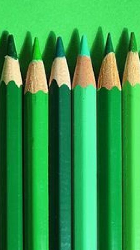 Green Colour | Green Colour Pencils | Green Pencil Wallpaper Download |  MobCup