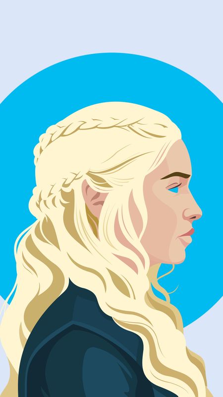 Wallpaper Daenerys Targaryen Fan Art Daenerys Targaryen Game of Thrones  Emilia Clarke Fan Art Background  Download Free Image