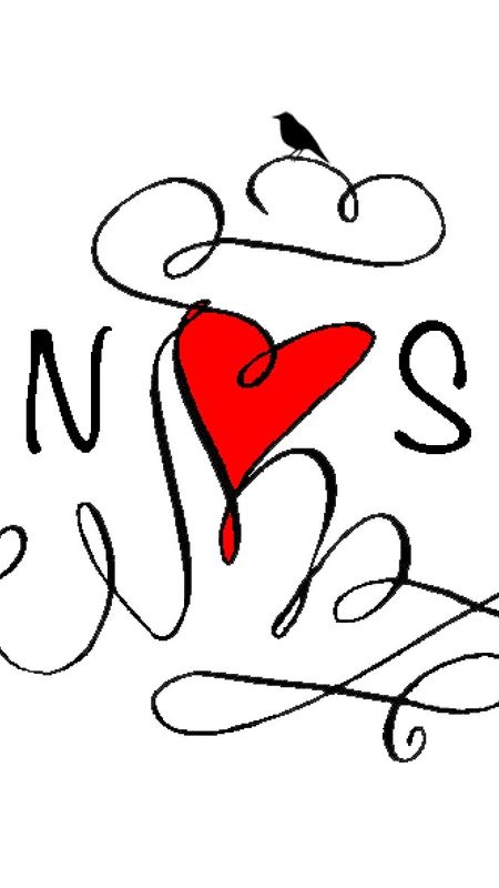 N S Love - Red Heart Wallpaper Download | MobCup