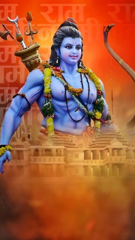 Lord Shree Ram Wallpaper  Download to your mobile from PHONEKY