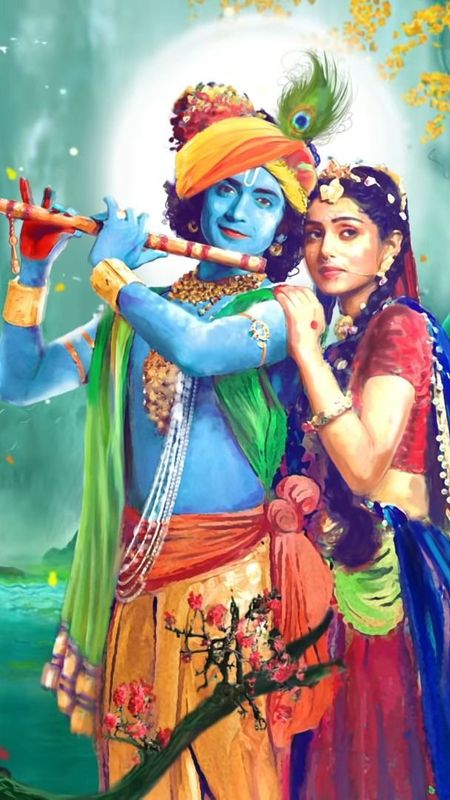 Radha Krishna Serial Photo - Love - Radha Krishna Wallpaper Download |  MobCup