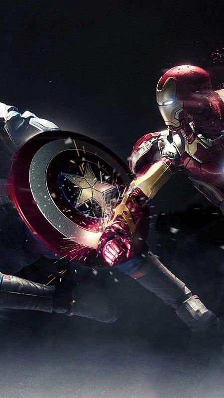 captain america vs iron man Wallpaper Download | MobCup