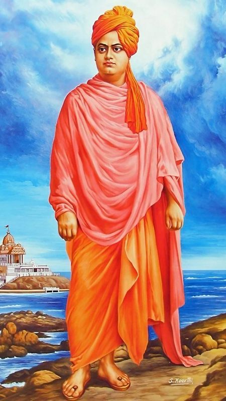 Swami Vivekanand Ka - Artwork Wallpaper Download | MobCup