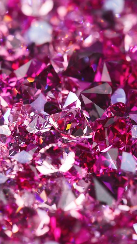 Pink Diamond, color, diamond, pink, HD phone wallpaper | Peakpx