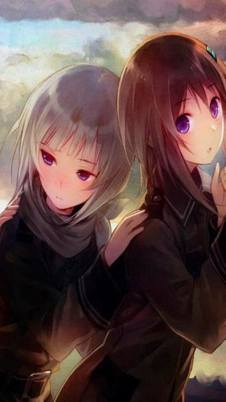 Anime Best Friends - Cute - Friends Wallpaper Download | MobCup
