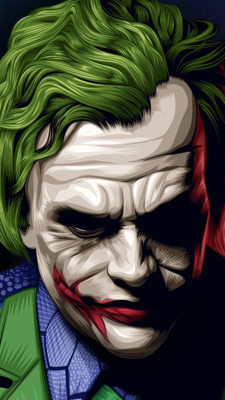 Joker Heath Ledger Wallpaper Download | MobCup