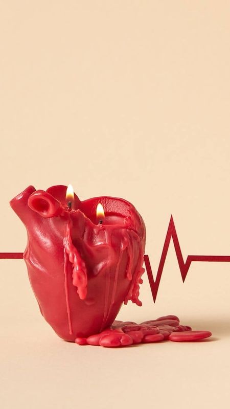 Heartbeat - Heart Candle Wallpaper Download | MobCup