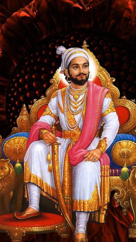 3d painting of shivaji maharaj