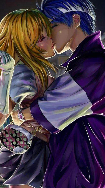 Anime Couple - Hug - Love - Romantic Wallpaper Download | MobCup