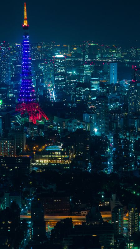 TOKYO NIGHT WALLPAPER FOR PHONE