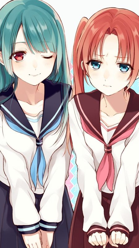 Anime Best Friends - Shy Wallpaper Download | MobCup