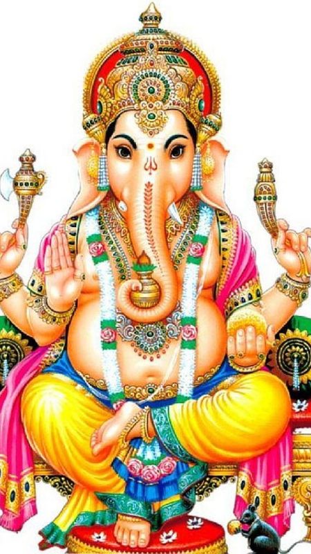 Ganesh God Picture - White Background Wallpaper Download | MobCup