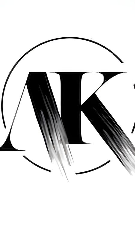 AK letter logo design on black background. AK creative initials letter logo  concept. ak icon design. AK white letter icon design on black background. A  K 10469227 Vector Art at Vecteezy