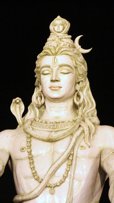 Shiva God - Statue - Black Background Wallpaper Download | MobCup