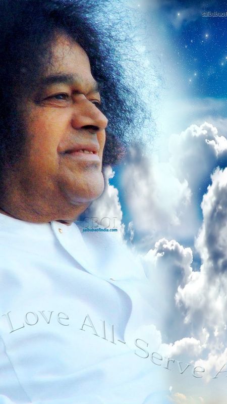 Sathya Sai Baba - Sky Background Wallpaper Download | MobCup