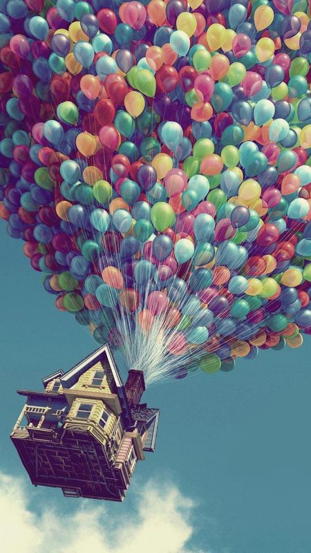 Balloon house Wallpaper Download | MobCup
