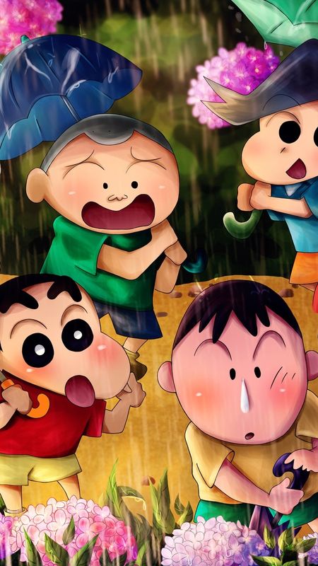 Shinchan And Doraemon - HD - Background Wallpaper Download | MobCup