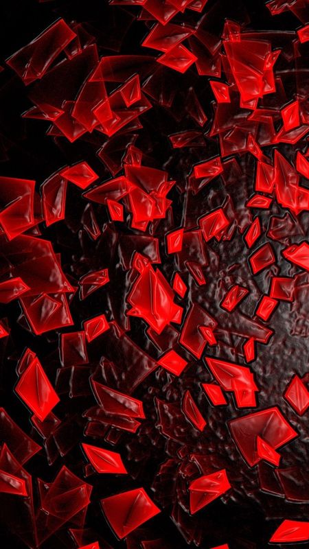 Three D - 3D Red Black abstract background Wallpaper Download | MobCup