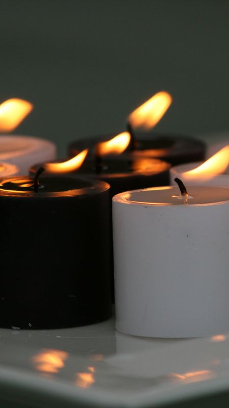 Candles HD - Black And White - Candles Wallpaper Download | MobCup