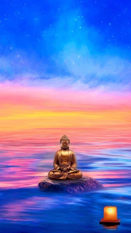 Buddha Images Hd - Water Background Wallpaper Download | MobCup